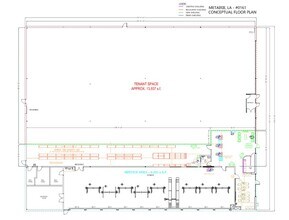 6638 Veterans Memorial Blvd, Metairie, LA for lease Floor Plan- Image 1 of 1