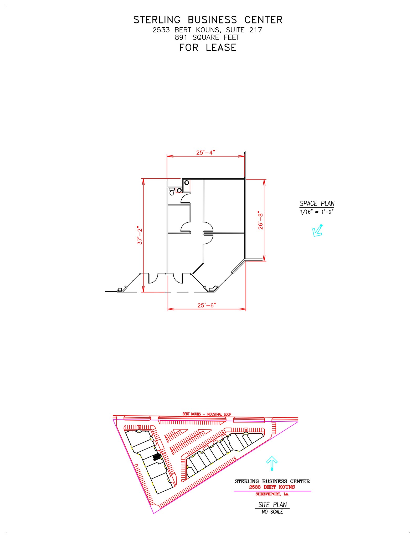 2533 Bert Kouns Industrial Loop, Shreveport, LA for lease Site Plan- Image 1 of 1