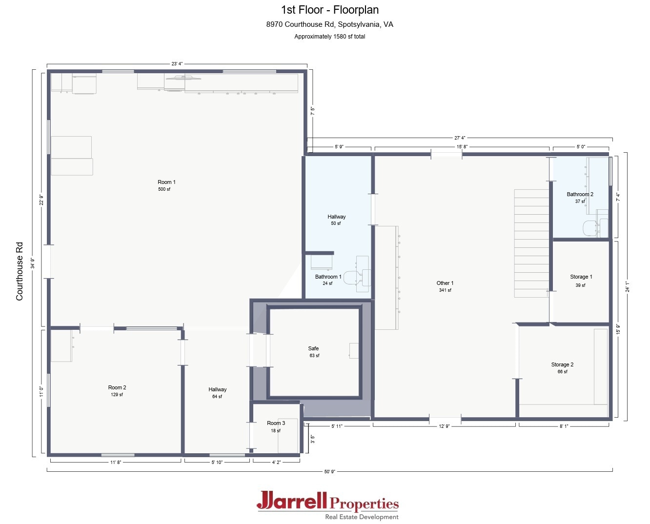 8970 Courthouse Rd, Spotsylvania, VA for lease Floor Plan- Image 1 of 3