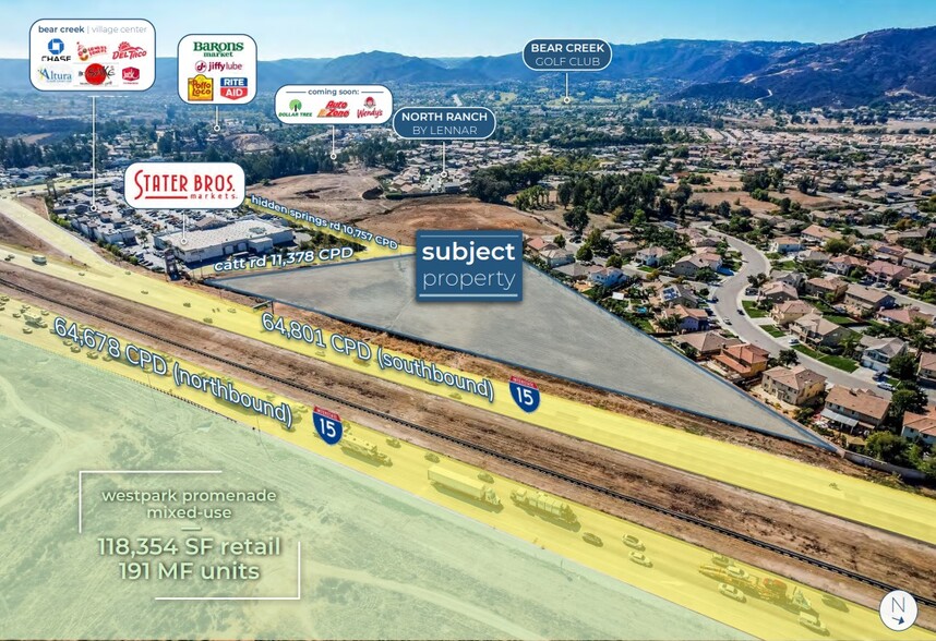 NEC Catt Rd & Hidden Springs Rd, Wildomar, CA for sale - Building Photo - Image 1 of 1