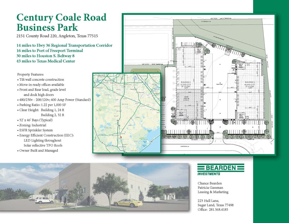 2151 County Road 220, Angleton, TX 77515 Century Coale Road Business