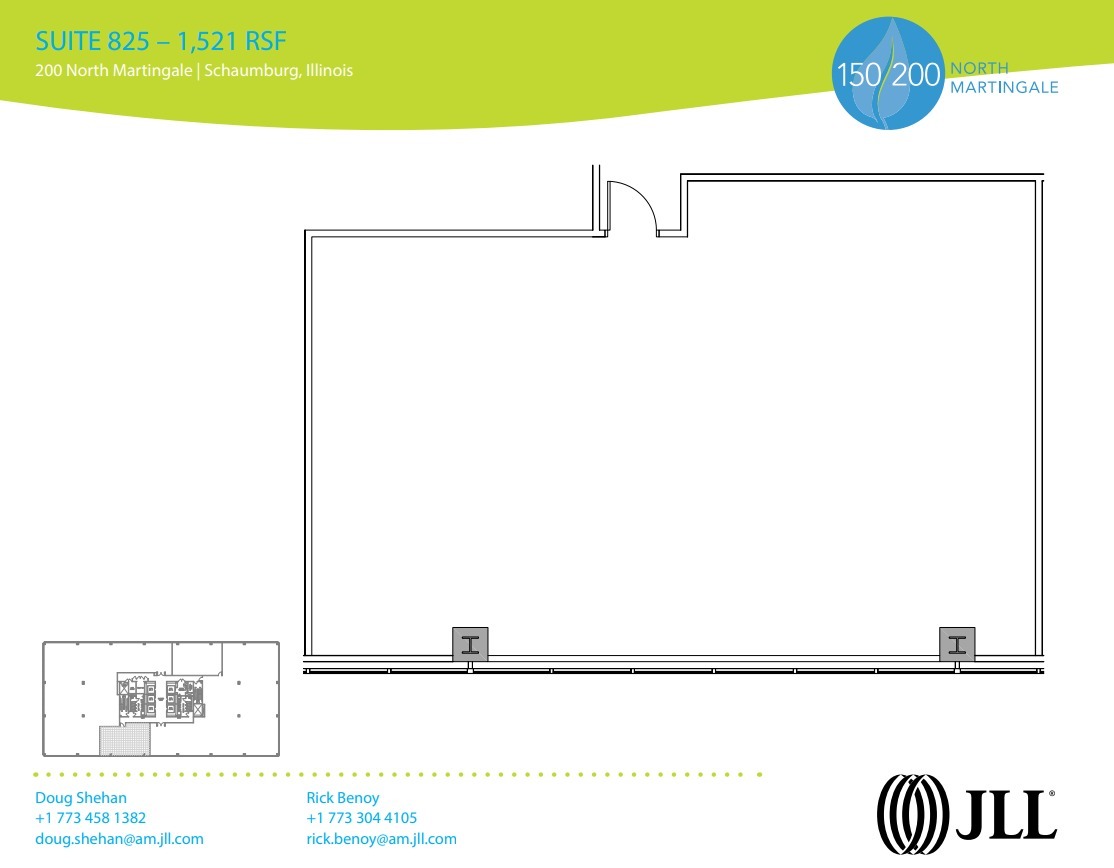 150 N Martingale Rd, Schaumburg, IL for lease Floor Plan- Image 1 of 1