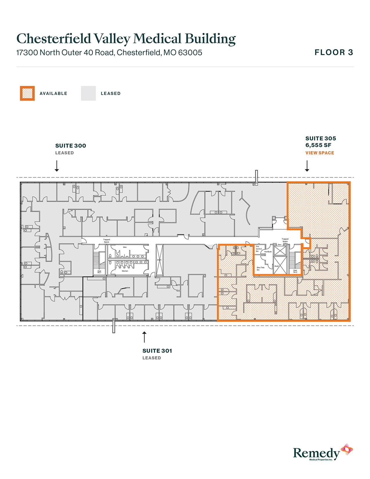 17300 N Outer Forty, Chesterfield, MO for lease Floor Plan- Image 1 of 1