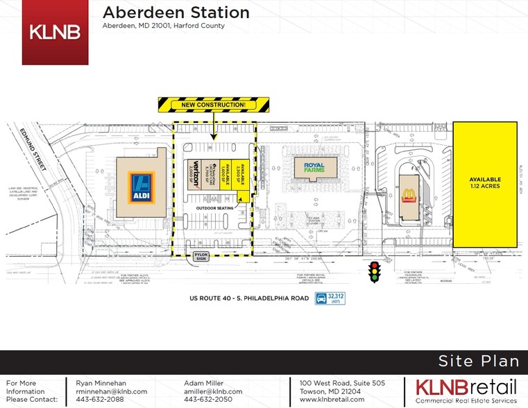 Us Route 40, Aberdeen, MD for lease - Site Plan - Image 2 of 3