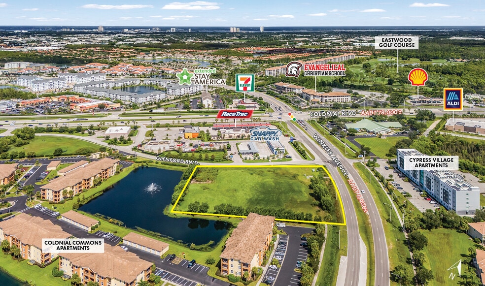 4520 Winkler Ave, Fort Myers, FL for sale - Aerial - Image 3 of 7