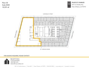 201 St. Charles Ave, New Orleans, LA for lease Site Plan- Image 1 of 1