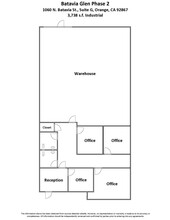 1080 N Batavia St, Orange, CA for lease Floor Plan- Image 1 of 10