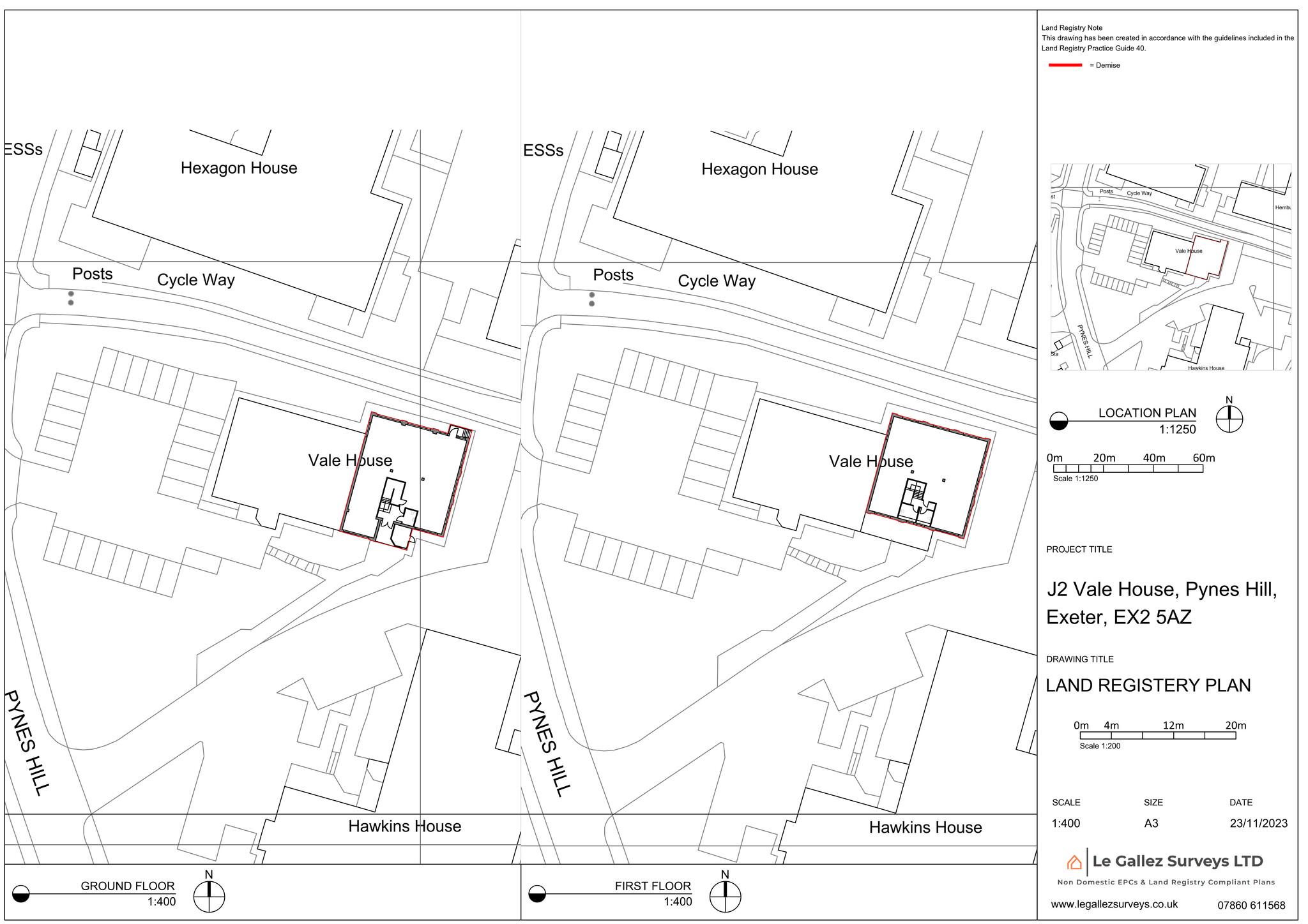 Pynes Hill, Exeter for lease Site Plan- Image 1 of 6