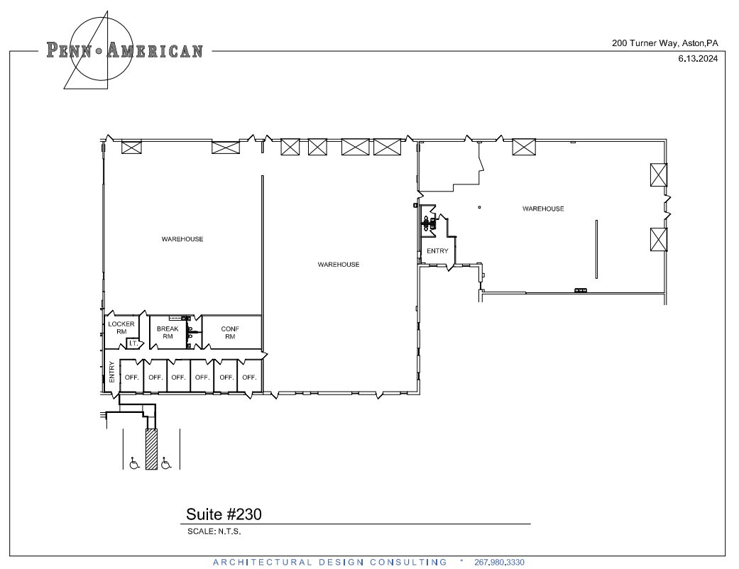 200-240 Turner Industrial Way, Aston, PA for lease Floor Plan- Image 1 of 1