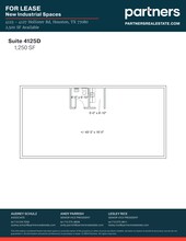 4125 Hollister St, Houston, TX for lease Site Plan- Image 1 of 1