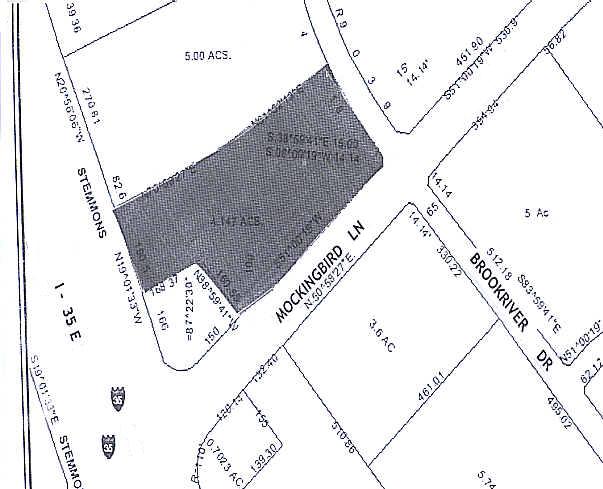 1241 W Mockingbird Ln, Dallas, TX for sale Plat Map- Image 1 of 1