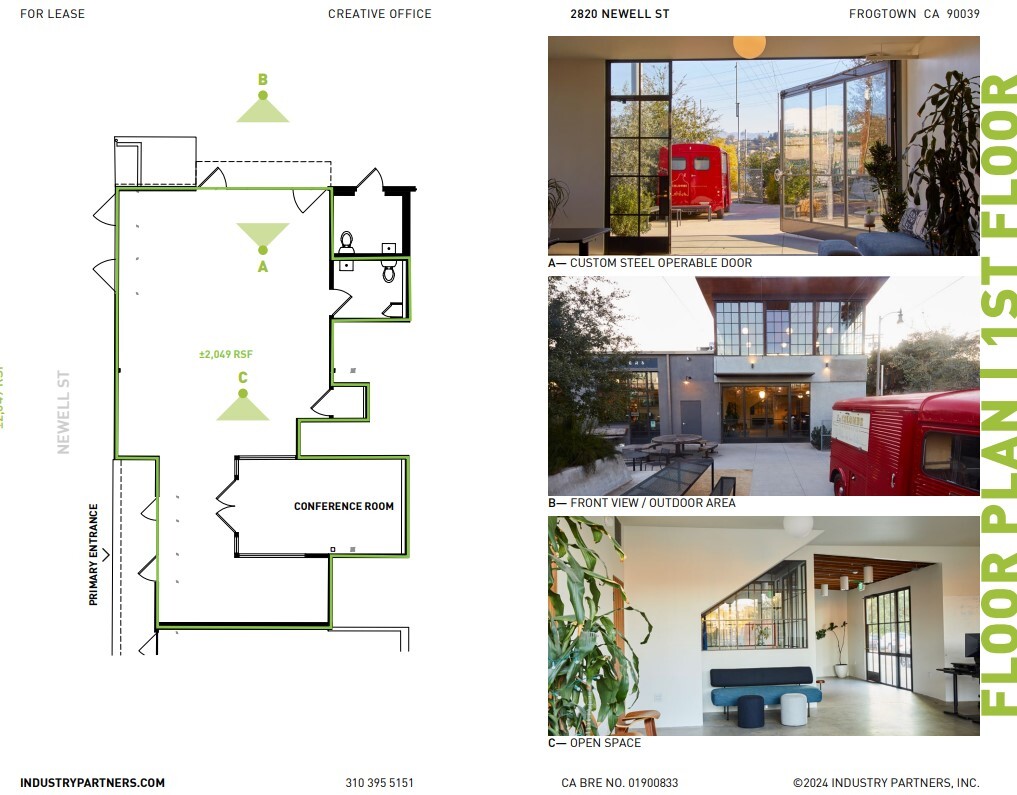 2820 Newell St, Los Angeles, CA for lease Floor Plan- Image 1 of 1