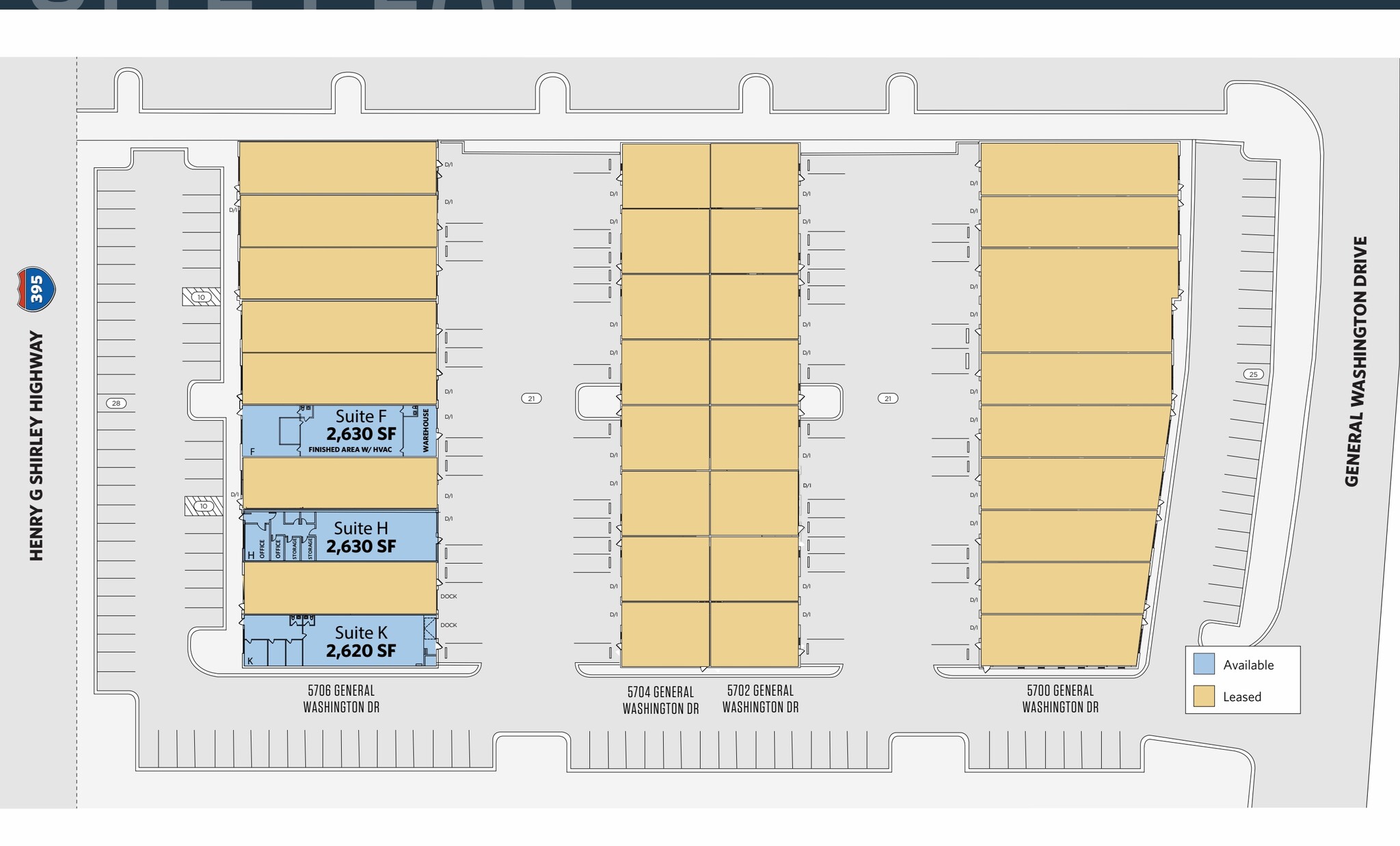 5700 General Washington Dr, Alexandria, VA for lease Site Plan- Image 1 of 1