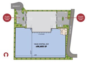 10628 Central Ave, Montclair, CA for lease Site Plan- Image 2 of 2