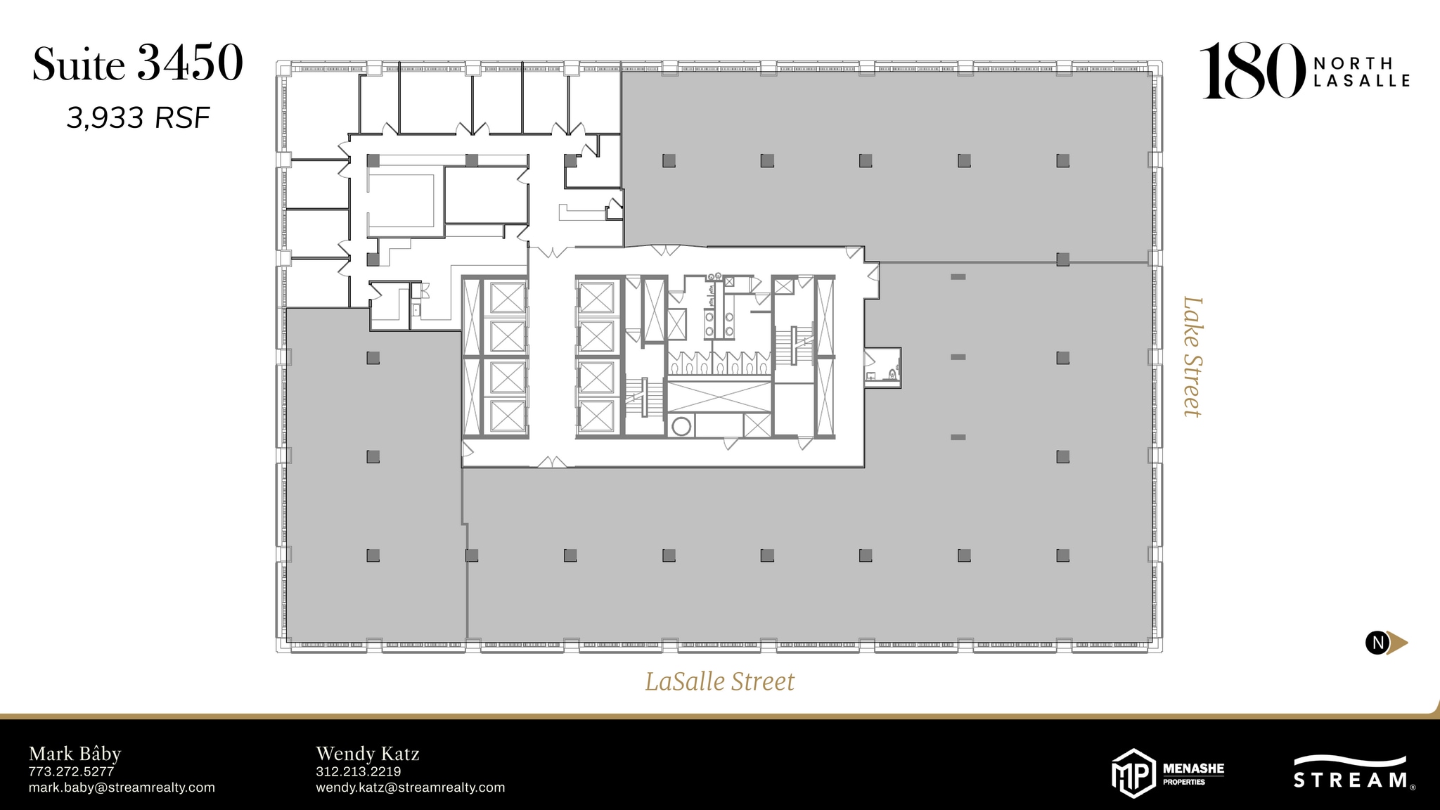 180 N LaSalle St, Chicago, IL for lease Floor Plan- Image 1 of 6