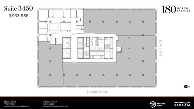180 N LaSalle St, Chicago, IL for lease Floor Plan- Image 1 of 6