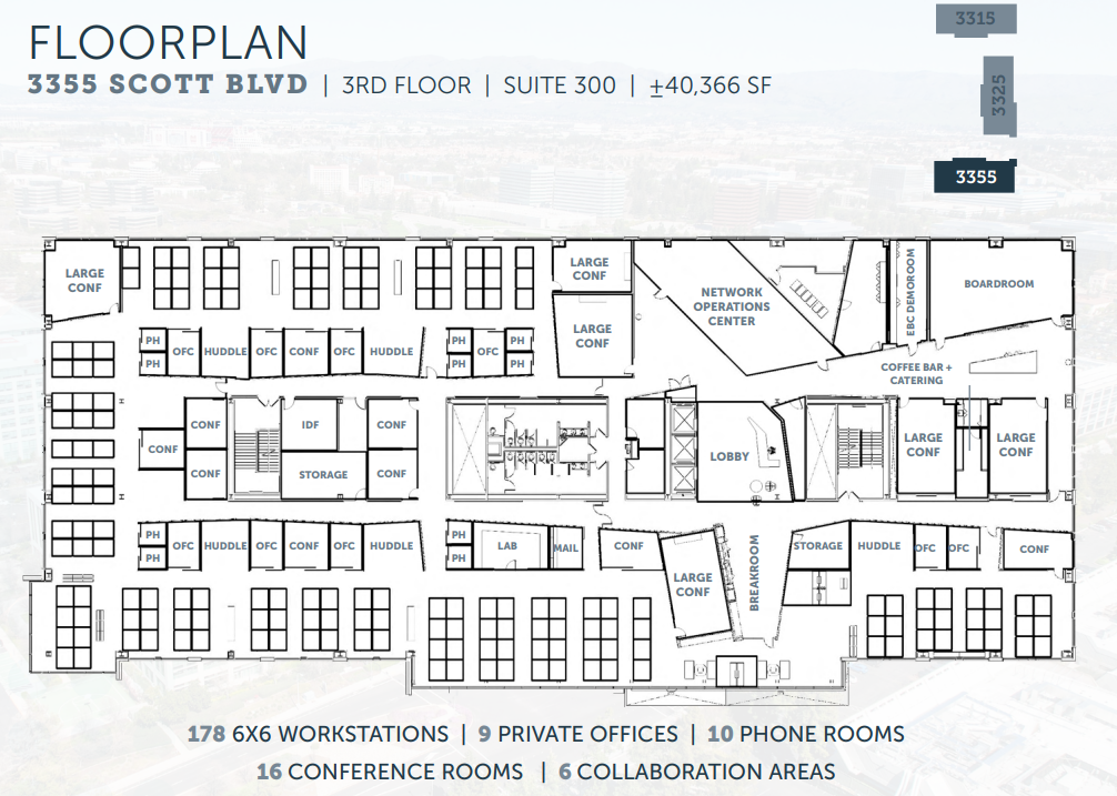 3355 Scott Blvd, Santa Clara, CA for lease Floor Plan- Image 1 of 1