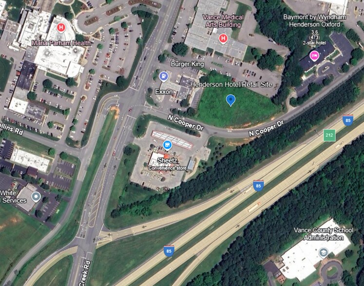 N Cooper Dr, Henderson, NC for sale - Aerial - Image 1 of 4