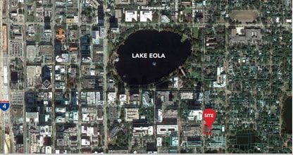 205 S Eola Dr, Orlando, FL - AERIAL map view - Image1