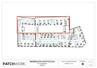 26 Rue De Montholon, Paris for lease Typical Floor Plan- Image 2 of 7