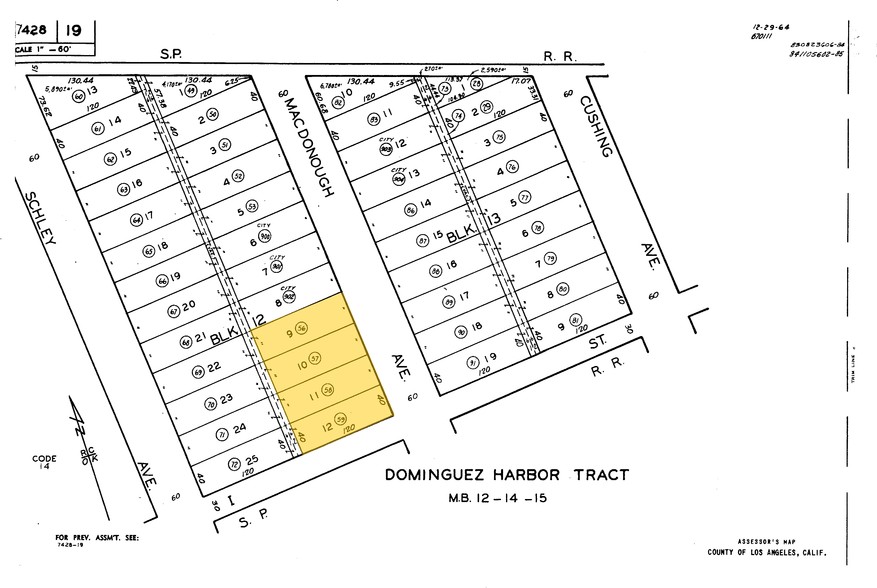 906 Schley Ave, Wilmington, CA for lease - Plat Map - Image 2 of 3