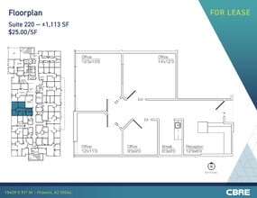 10429 S 51st St, Phoenix, AZ for lease Floor Plan- Image 1 of 2
