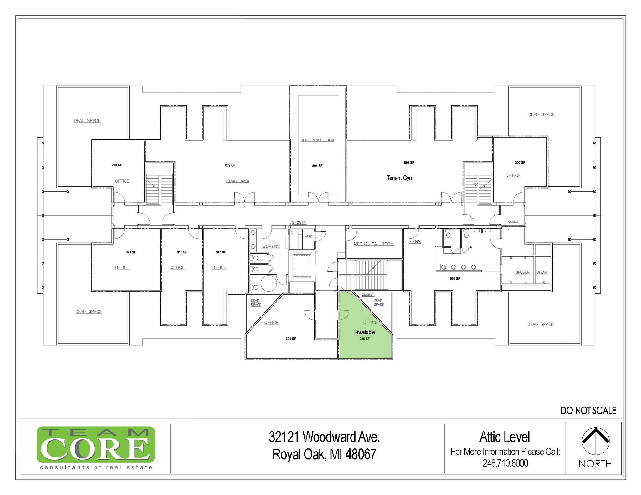 32121 Woodward Ave, Royal Oak, MI for lease Floor Plan- Image 1 of 1