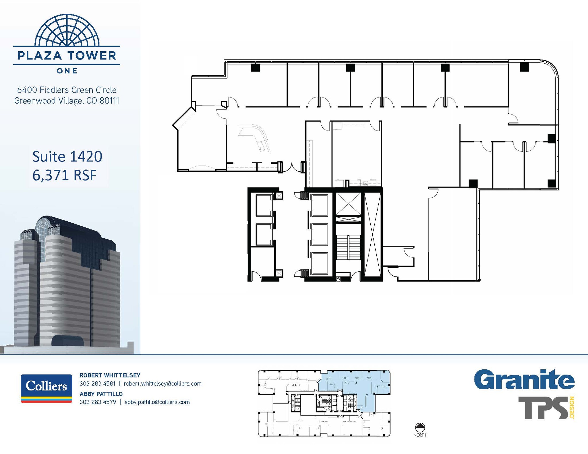 6400 S Fiddlers Green Cir, Greenwood Village, CO for lease Floor Plan- Image 1 of 1