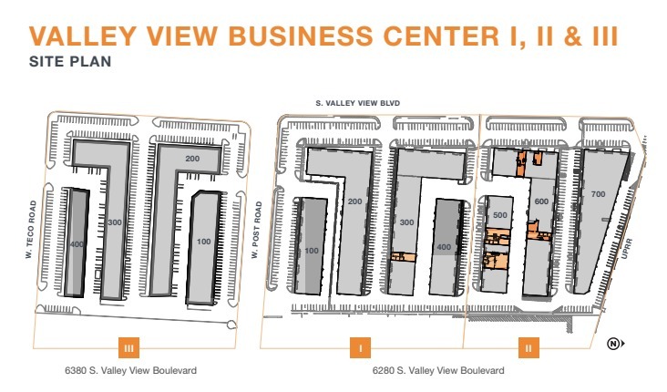 6380 S Valley View Blvd, Las Vegas, NV for lease - Site Plan - Image 3 of 3