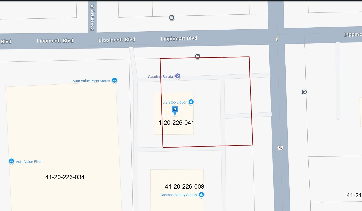 2102 S Dort Hwy, Flint, MI for sale Plat Map- Image 1 of 1