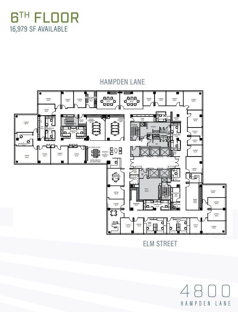4800 Hampden Ln, Bethesda, MD for lease Floor Plan- Image 1 of 1