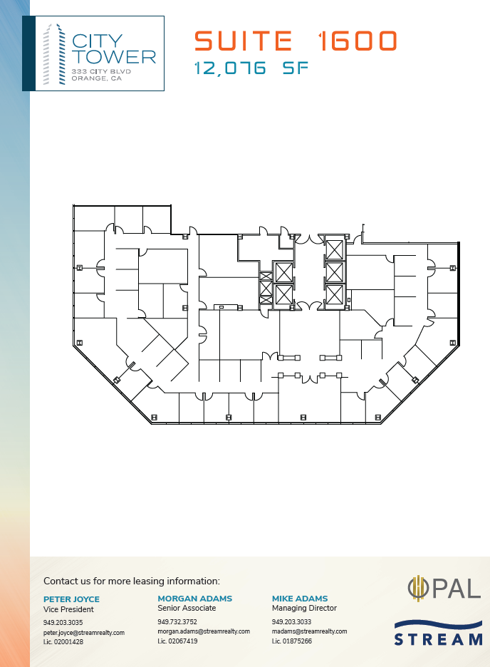 333 City Blvd W, Orange, CA for lease Floor Plan- Image 1 of 2