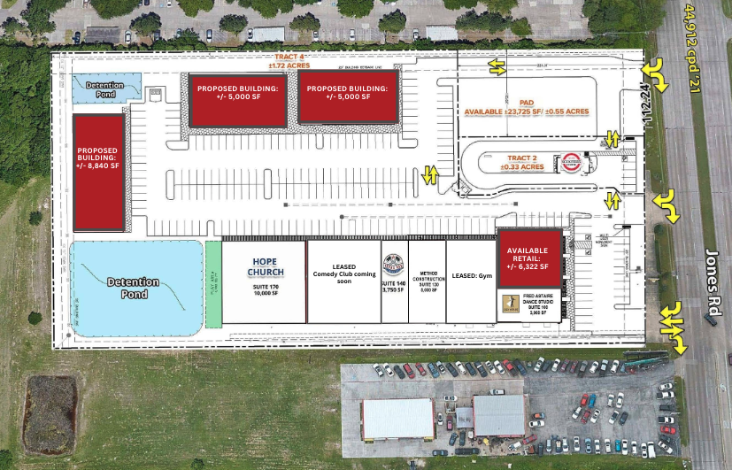 8301 Jones Rd, Houston, TX for lease Floor Plan- Image 1 of 1