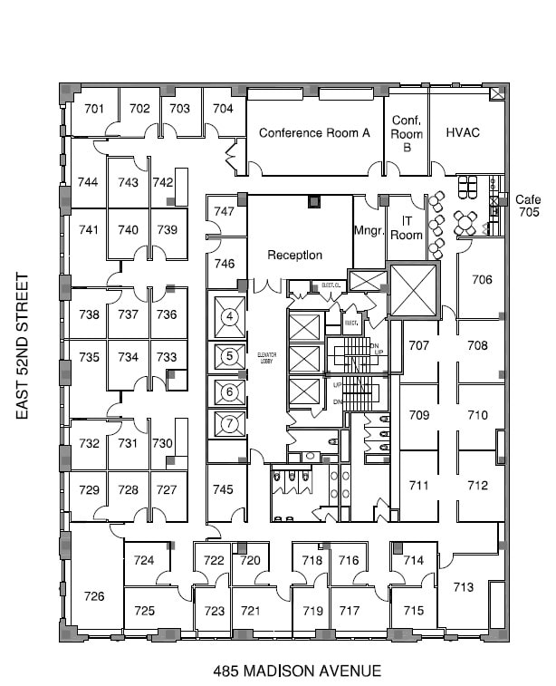 485 Madison Ave, New York, NY for lease Floor Plan- Image 1 of 1