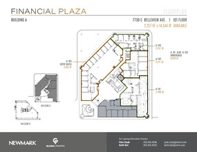 7730 E Belleview Ave, Greenwood Village, CO for lease Floor Plan- Image 2 of 2