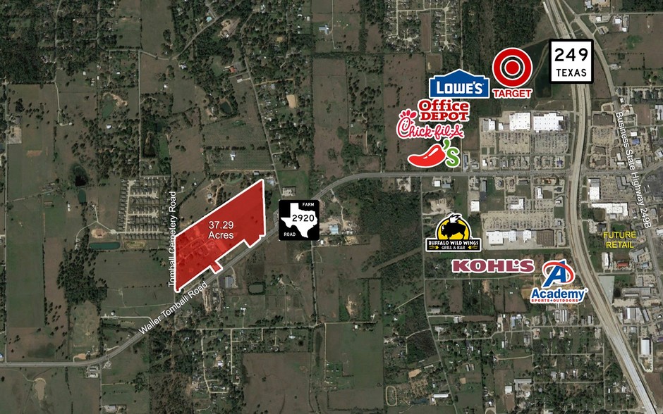 FM 2920 & Tomball Cemetary Rd, Tomball, TX for sale - Building Photo - Image 1 of 1