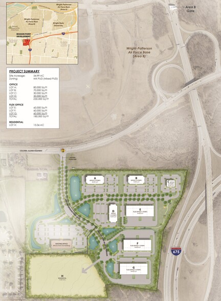 00 Mission Point Blvd, Beavercreek, OH for lease - Site Plan - Image 2 of 3