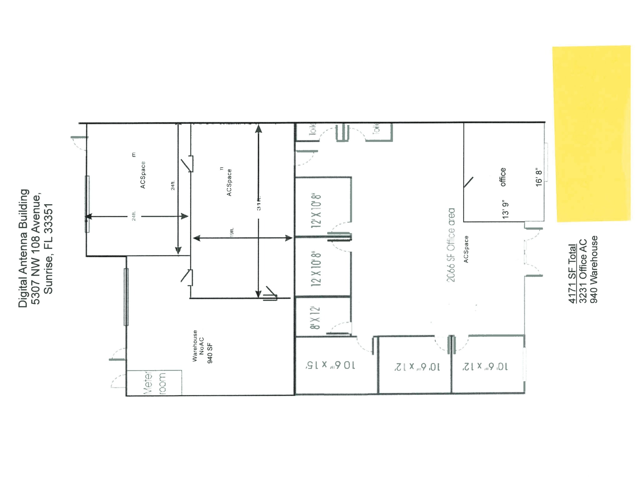 5305-5349 NW 108th Ave, Sunrise, FL for lease Site Plan- Image 1 of 1