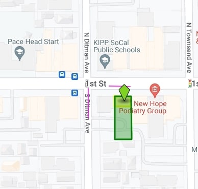 3600 E 1st St, Los Angeles, CA for sale - Plat Map - Image 3 of 3