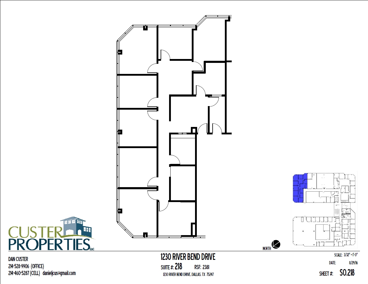 1230 River Bend Dr, Dallas, TX for lease Floor Plan- Image 1 of 1