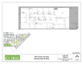 6900 Orchard Lake Rd, West Bloomfield, MI for lease Floor Plan- Image 1 of 1