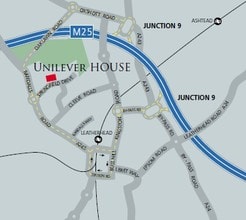 Springfield Dr, Leatherhead, SRY - AERIAL  map view - Image1