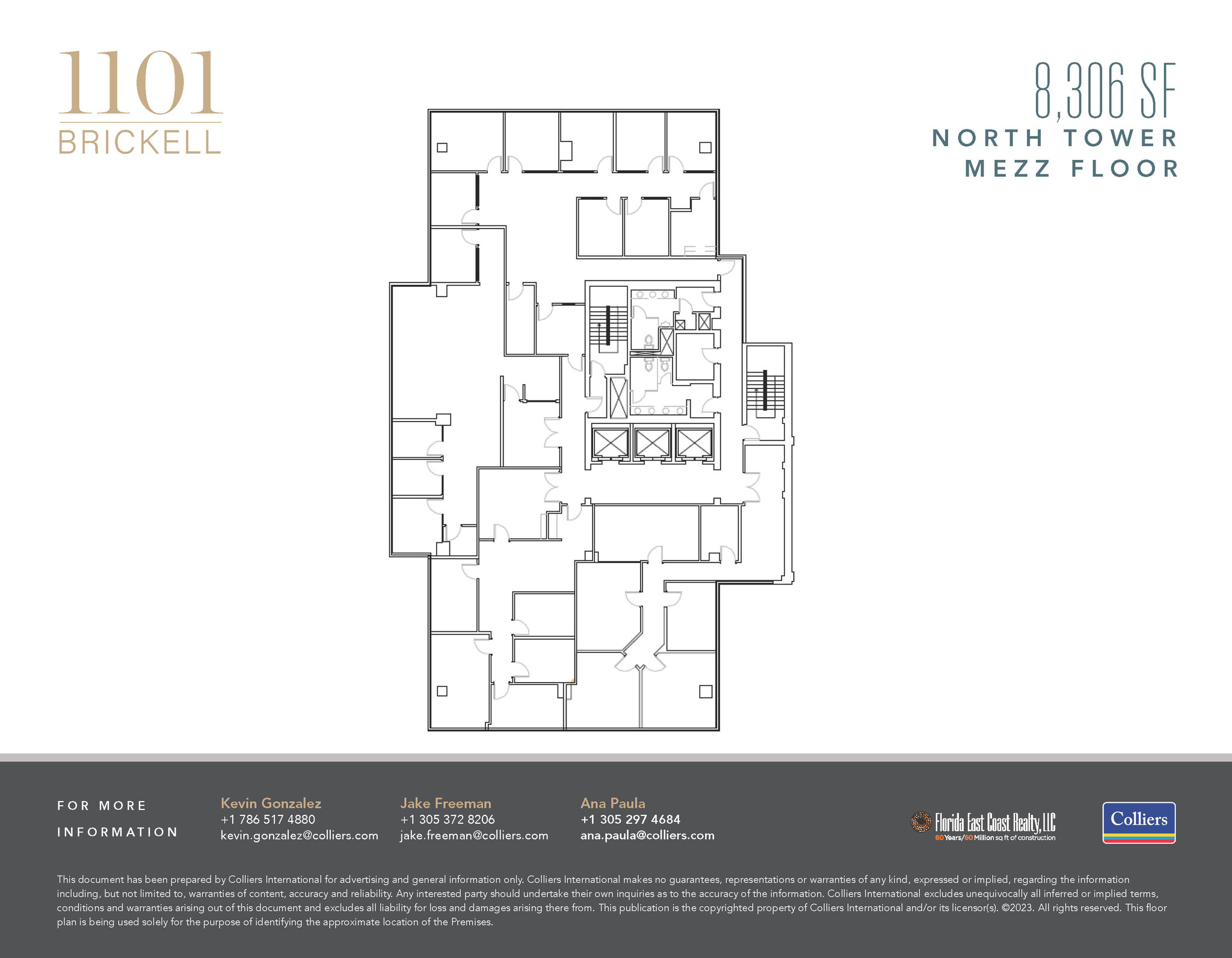 1101 Brickell Ave, Miami, FL for lease Floor Plan- Image 1 of 1