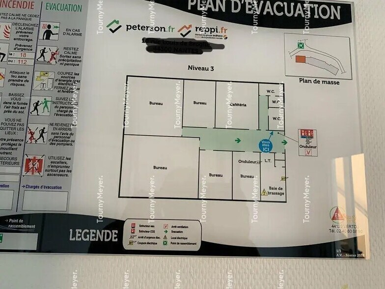 Office in Nantes for lease - Floor Plan - Image 2 of 3