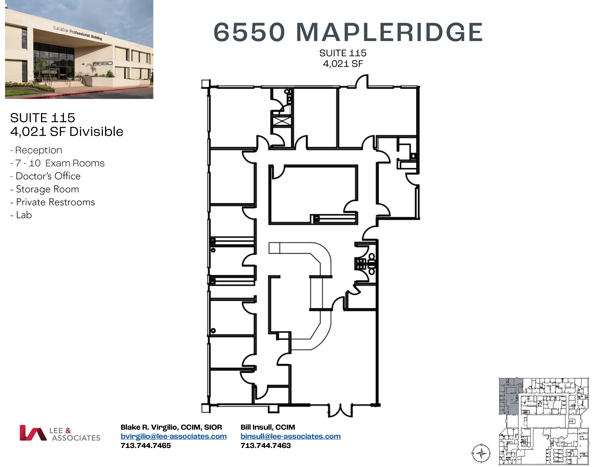 6550 Mapleridge St, Houston, TX for lease Floor Plan- Image 1 of 1