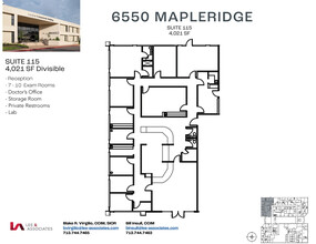 6550 Mapleridge St, Houston, TX for lease Floor Plan- Image 1 of 1