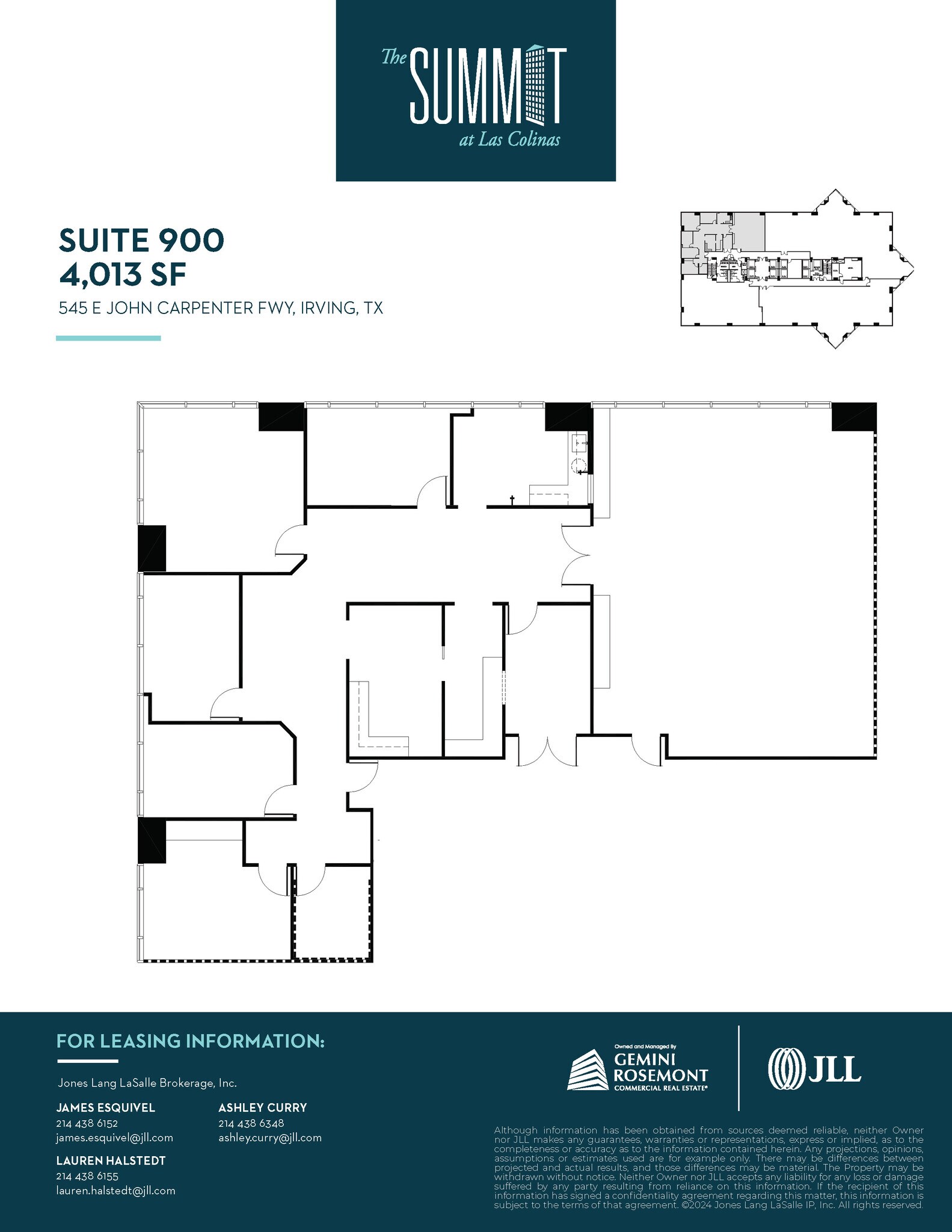 545 E John Carpenter Fwy, Irving, TX for lease Floor Plan- Image 1 of 1