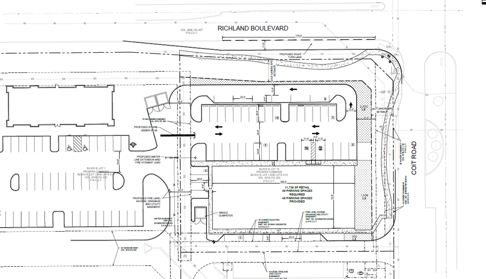 2310 Richland Blvd, Prosper, TX for lease - Site Plan - Image 2 of 2