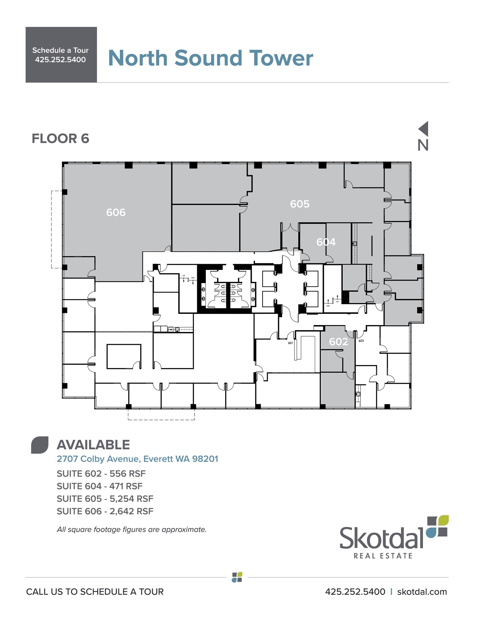 2707 Colby Ave, Everett, WA for lease Site Plan- Image 1 of 2