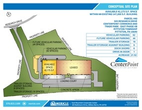 525 Research, Pittston Township, PA for lease Site Plan- Image 2 of 7